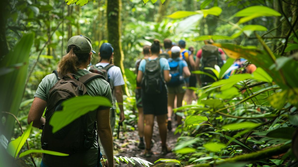 Ökotourismus Costa Rica mit Blick auf den üppigen Regenwald und die vielfältige Tierwelt