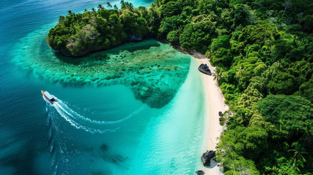 Gruppe von Touristen genießt eine geführte Island Rundreise mit atemberaubender Aussicht auf die Natur