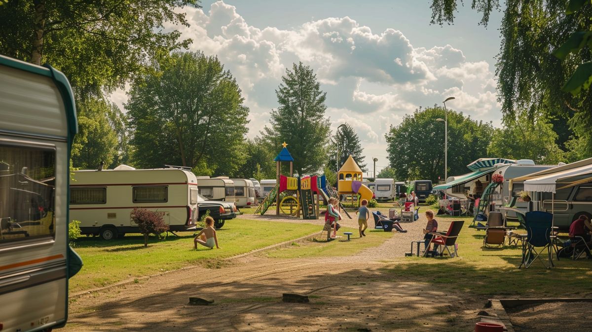 Familie genießt Freizeitaktivitäten in einem der schönsten Ferienparks